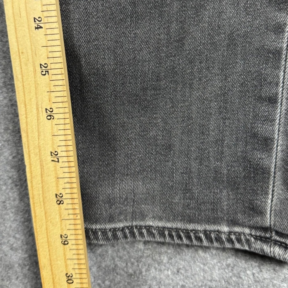 Levis Premium 511 Slim Fit Jeans Mens 34x29 Faded Black WaterLess Denim Pants - Picture 9 of 11